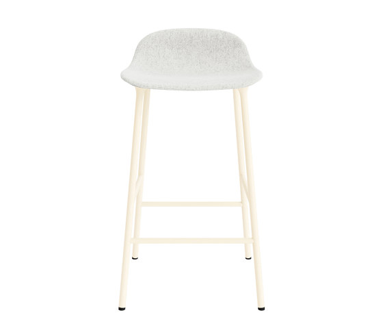 Form Barstool 65 cm Full Upholstery Hallingdal 110 Cream | Sgabelli bancone | Normann Copenhagen