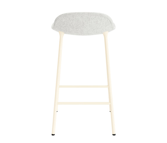 Form Barstool 65 cm Full Upholstery Hallingdal 110 Cream | Sgabelli bancone | Normann Copenhagen