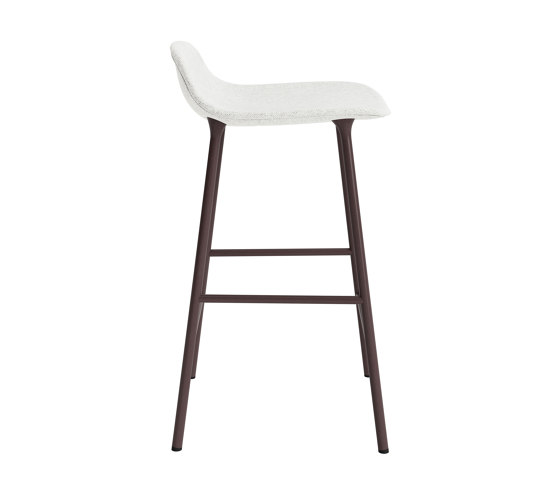 Form Barstool 65 cm Full Upholstery Hallingdal 110 Brown | Bar stools | Normann Copenhagen