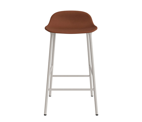 Form Barstool 65 cm Full Upholstery Ultra 41574 Warm Grey | Bar stools | Normann Copenhagen