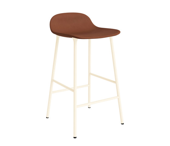 Form Barstool 65 cm Full Upholstery Ultra 41574 Cream | Sgabelli bancone | Normann Copenhagen