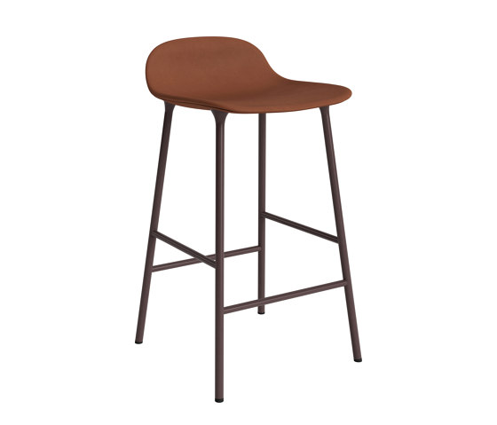 Form Barstool 65 cm Full Upholstery Ultra 41574 Brown | Taburetes de bar | Normann Copenhagen