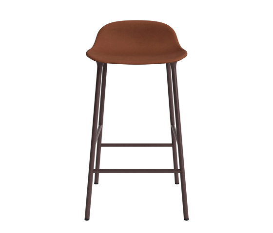 Form Barstool 65 cm Full Upholstery Ultra 41574 Brown | Sgabelli bancone | Normann Copenhagen