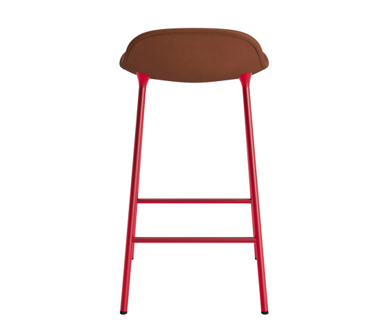 Form Barstool 65 cm Full Upholstery Ultra 41574 Bright Red | Tabourets de bar | Normann Copenhagen