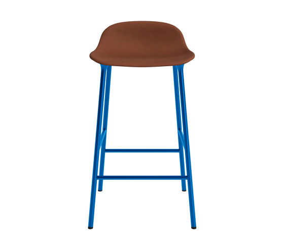 Form Barstool 65 cm Full Upholstery Ultra 41574 Bright Blue | Bar stools | Normann Copenhagen