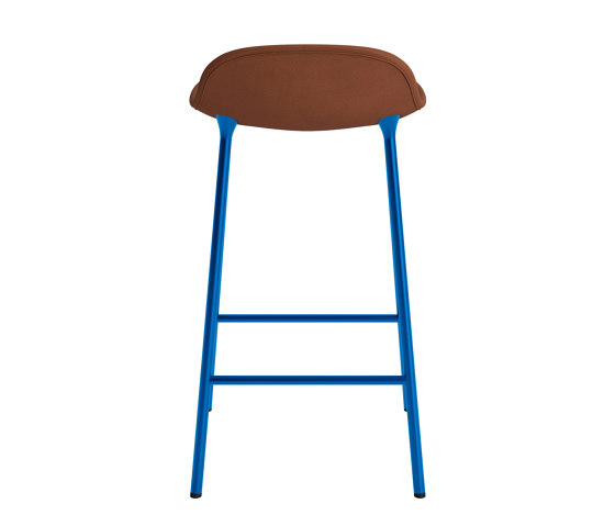 Form Barstool 65 cm Full Upholstery Ultra 41574 Bright Blue | Tabourets de bar | Normann Copenhagen
