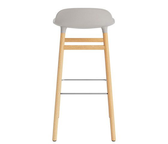 Form Barstool 75 Oak Warm Grey | Bar stools | Normann Copenhagen