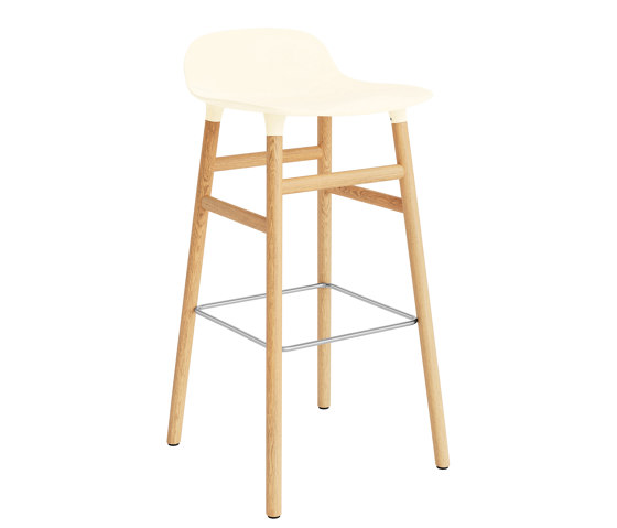Form Barstool 75 Oak Cream | Bar stools | Normann Copenhagen