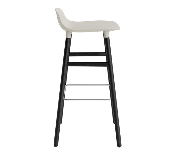 Form Barstool 75 Black Oak Light Grey | Bar stools | Normann Copenhagen