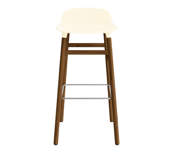 Form Barstool 75 Walnut Cream | Bar stools | Normann Copenhagen