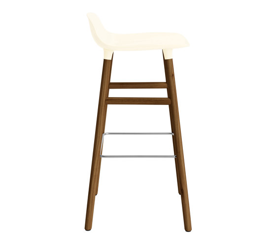 Form Barstool 75 Walnut Cream | Bar stools | Normann Copenhagen