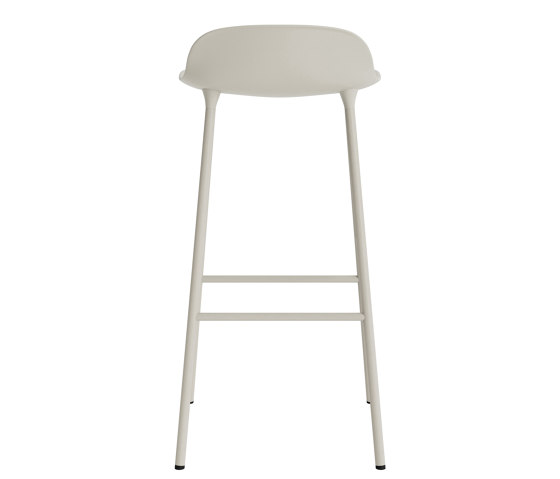 Form Barstool 75 Steel Light Grey | Bar stools | Normann Copenhagen