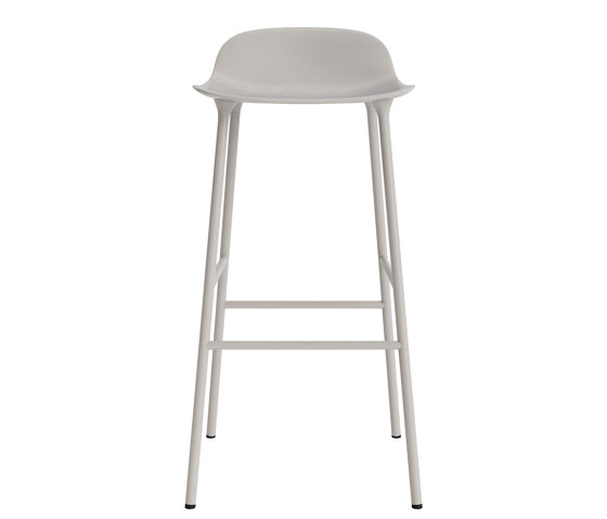 Form Barstool 75 Steel Warm Grey | Bar stools | Normann Copenhagen