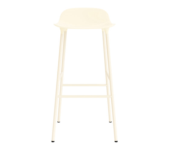 Form Barstool 75 Steel Cream | Bar stools | Normann Copenhagen