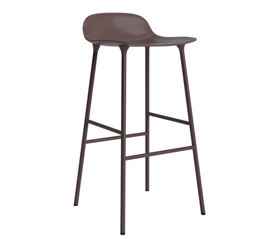 Form Barstool 75 Steel Brown | Bar stools | Normann Copenhagen