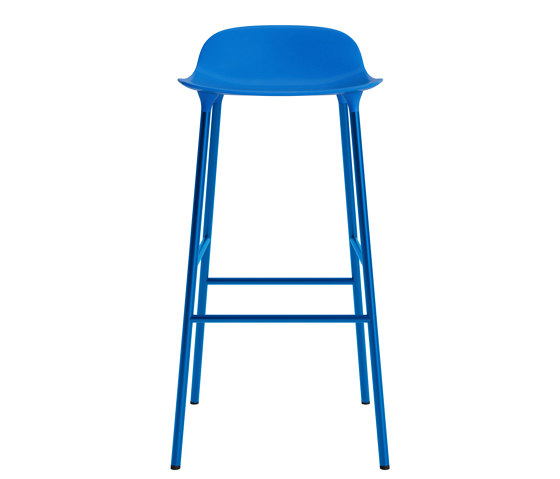 Form Barstool 75 Steel Bright Blue | Bar stools | Normann Copenhagen