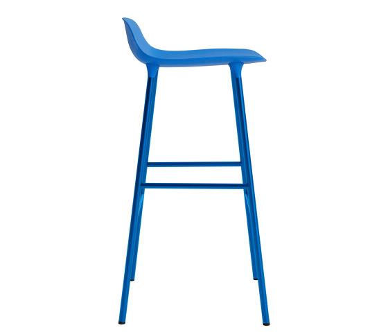 Form Barstool 75 Steel Bright Blue | Barhocker | Normann Copenhagen