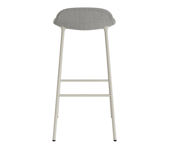 Form Barstool 75 Full Upholstery Remix 133 Light Grey | Bar stools | Normann Copenhagen