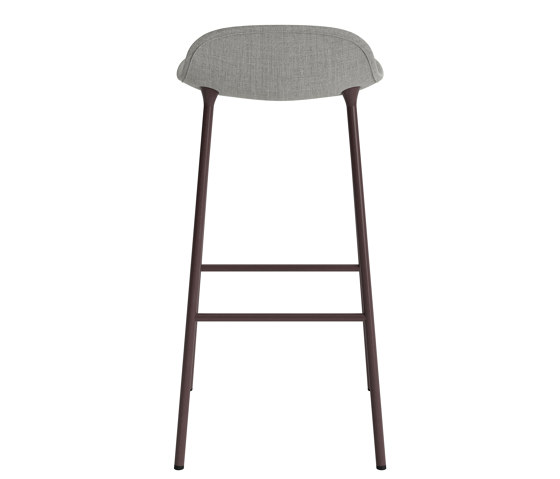 Form Barstool 75 Full Upholstery Remix 133 Brown | Bar stools | Normann Copenhagen