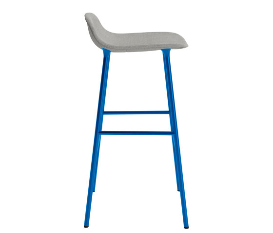 Form Barstool 75 Full Upholstery Remix 133 Bight Blue | Bar stools | Normann Copenhagen