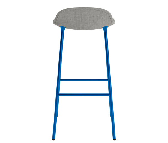Form Barstool 75 Full Upholstery Remix 133 Bight Blue | Bar stools | Normann Copenhagen
