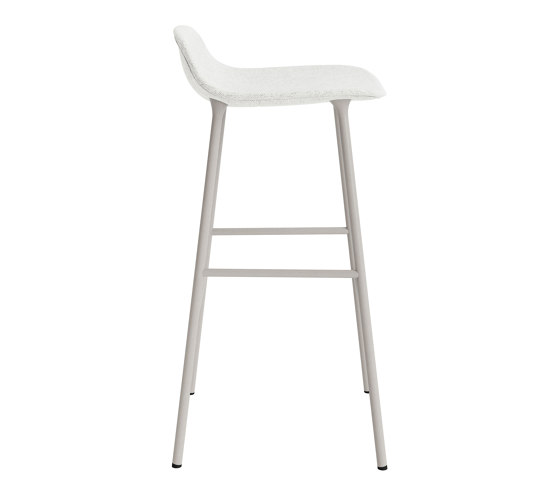 Form Barstool 75 Full Upholstery Hallingdal 110 Warm Grey | Bar stools | Normann Copenhagen