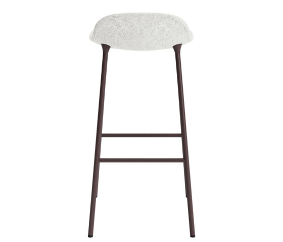 Form Barstool 75 Full Upholstery Hallingdal 110 Brown | Bar stools | Normann Copenhagen