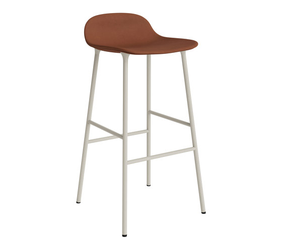 Form Barstool 75 Full Upholstery Ultra 41574 Light Grey | Bar stools | Normann Copenhagen
