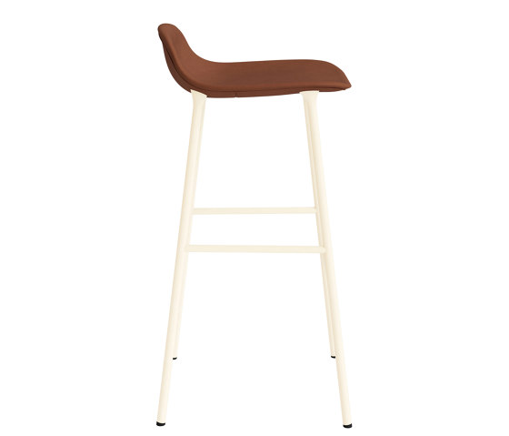 Form Barstool 75 Full Upholstery Ultra 41574 Cream | Sgabelli bancone | Normann Copenhagen