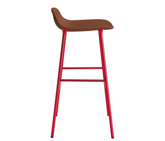 Form Barstool 75 Full Upholstery Ultra 41574 Bright Red | Taburetes de bar | Normann Copenhagen