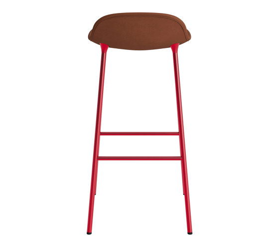 Form Barstool 75 Full Upholstery Ultra 41574 Bright Red | Sgabelli bancone | Normann Copenhagen