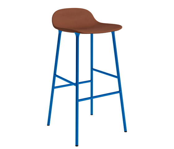 Form Barstool 75 Full Upholstery Ultra 41574 Bright Blue | Taburetes de bar | Normann Copenhagen