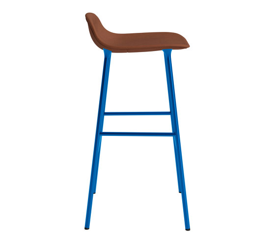 Form Barstool 75 Full Upholstery Ultra 41574 Bright Blue | Bar stools | Normann Copenhagen