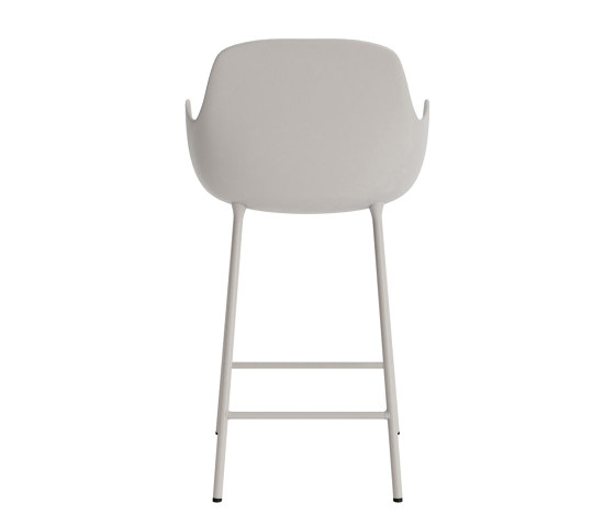 Form Bar Armchair 65 cm Steel Warm Grey | Bar stools | Normann Copenhagen