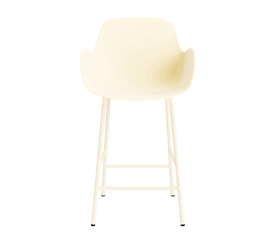 Form Bar Armchair 65 cm Steel Cream | Bar stools | Normann Copenhagen