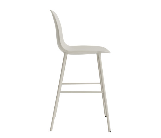 Form Bar Chair 65 cm Light Grey | Sgabelli bancone | Normann Copenhagen