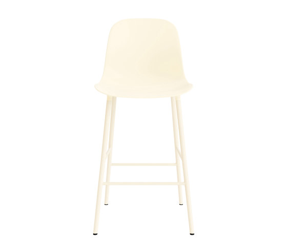 Form Bar Chair 65 cm Cream | Taburetes de bar | Normann Copenhagen