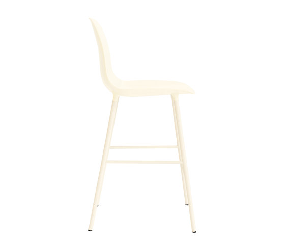 Form Bar Chair 65 cm Cream | Taburetes de bar | Normann Copenhagen