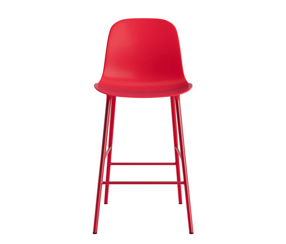 Form Bar Chair 65 cm Bright Red | Bar stools | Normann Copenhagen