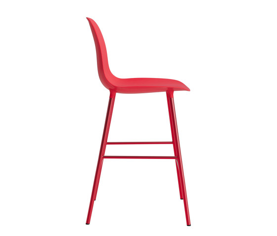 Form Bar Chair 65 cm Bright Red | Barhocker | Normann Copenhagen
