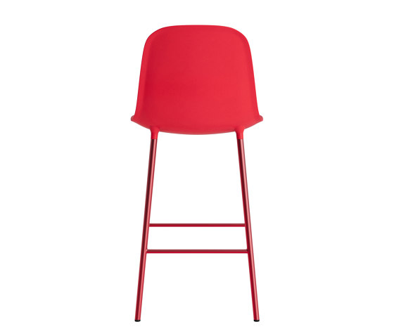 Form Bar Chair 65 cm Bright Red | Sgabelli bancone | Normann Copenhagen