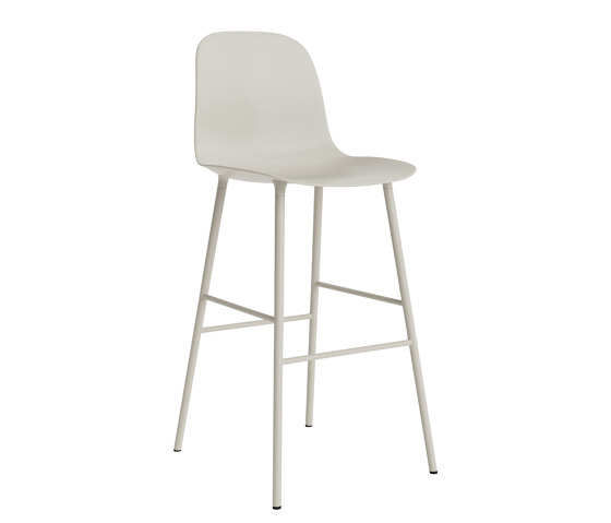 Form Bar Chair 75 cm Light Grey | Taburetes de bar | Normann Copenhagen