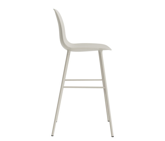 Form Bar Chair 75 cm Light Grey | Taburetes de bar | Normann Copenhagen