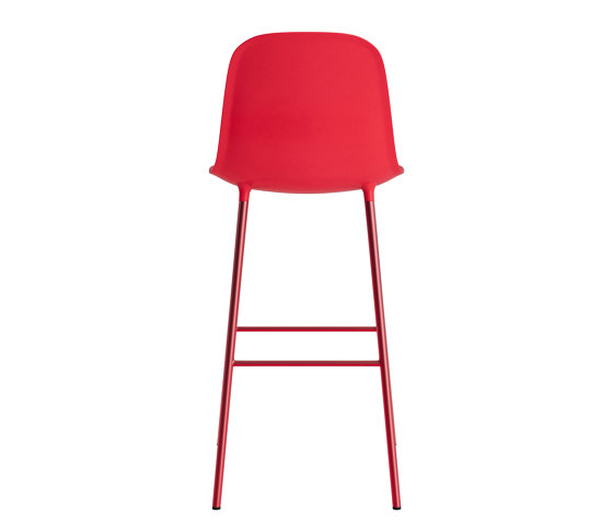 Form Bar Chair 75 cm Bright Red | Barhocker | Normann Copenhagen