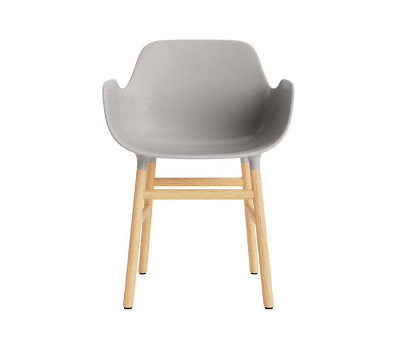 Form Armchair Wood Oak Warm Grey | Chairs | Normann Copenhagen