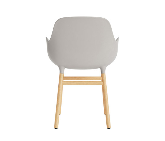 Form Armchair Wood Oak Warm Grey | Sillas | Normann Copenhagen