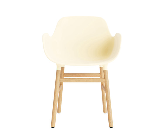 Form Armchair Wood Oak Cream | Stühle | Normann Copenhagen