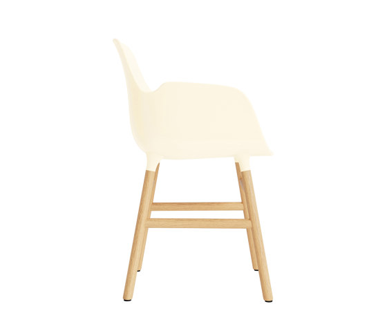 Form Armchair Wood Oak Cream | Chairs | Normann Copenhagen