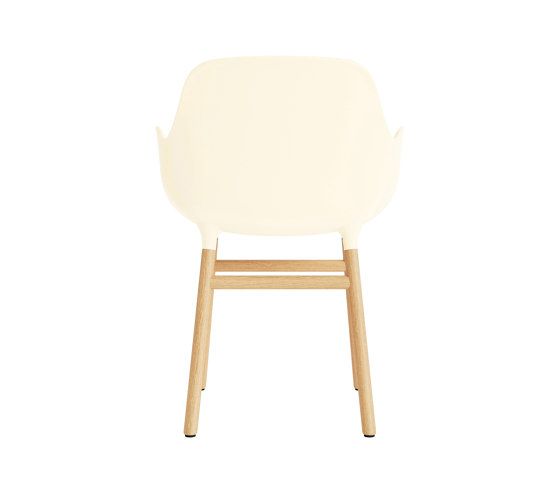 Form Armchair Wood Oak Cream | Stühle | Normann Copenhagen