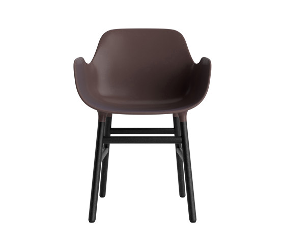 Form Armchair Wood Black Oak Brown | Chairs | Normann Copenhagen